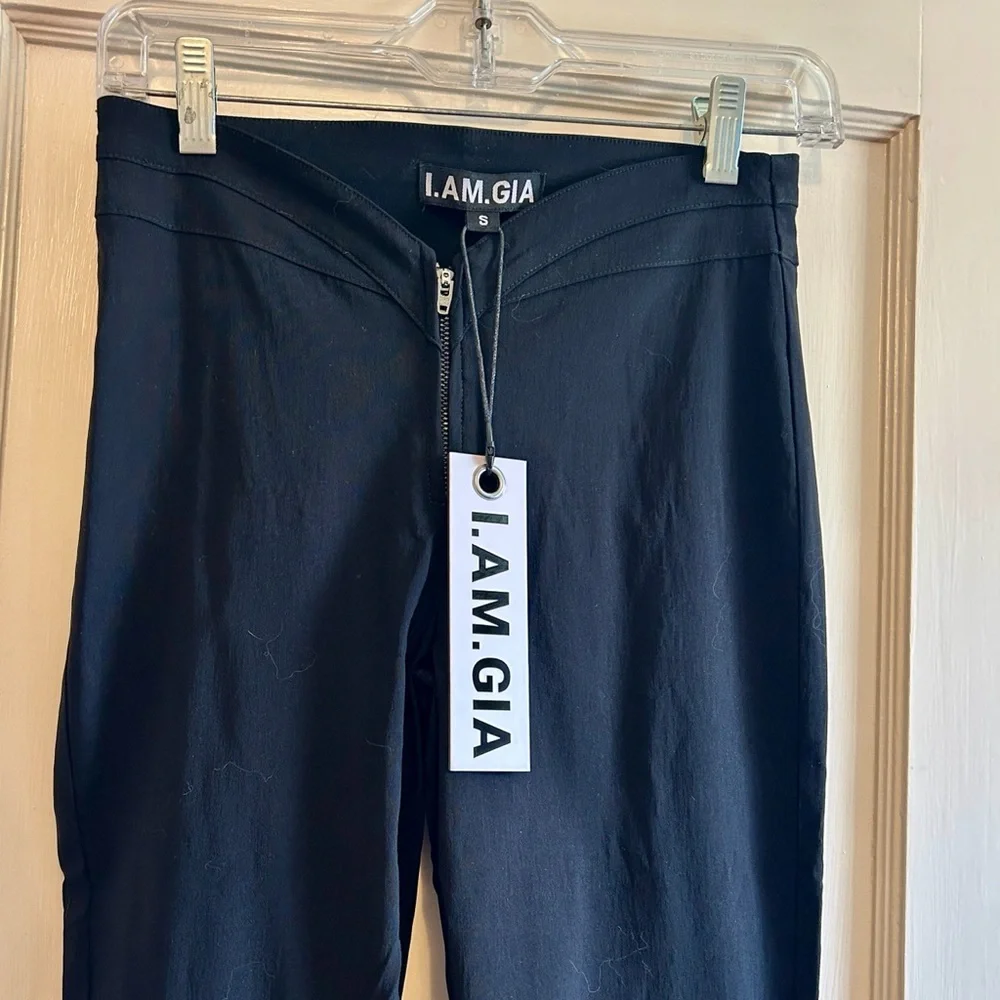 I.AM.GIA Ellena 2.0 Curve Waist Zippered Flare Pants - Picture 2 of 5